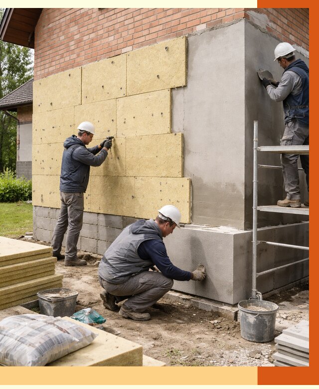 Утепление частного дома в Инте под ключ от 7607 руб/м2 — недорого | ТепломастерИнт