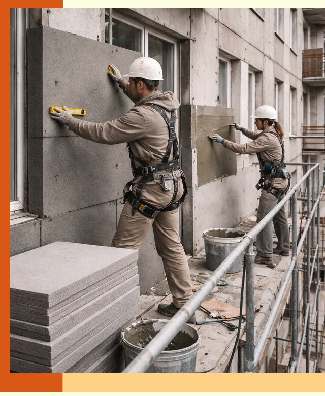 Утепление квартиры снаружи под ключ в Инте