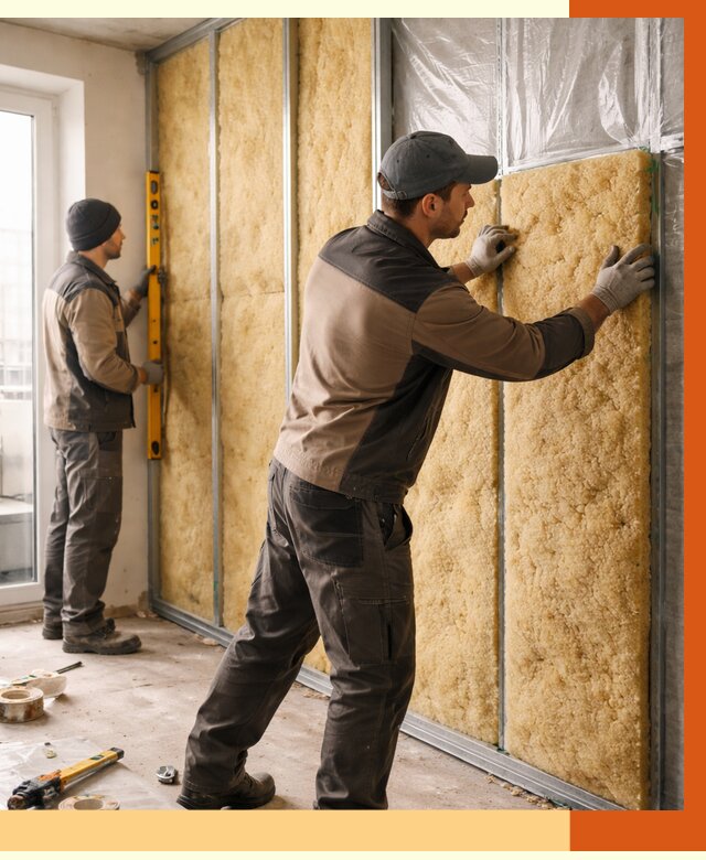 Утепление квартиры изнутри в Инте от 4412 руб. за м2 | Проф. работы ТепломастерИнт