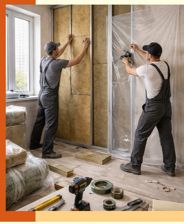 Утепление квартиры изнутри профессионально в Инте