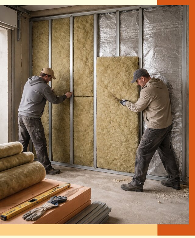 Утепление гаража изнутри в Инте от 7607 руб/м2 — работы и цена | ТепломастерИнт