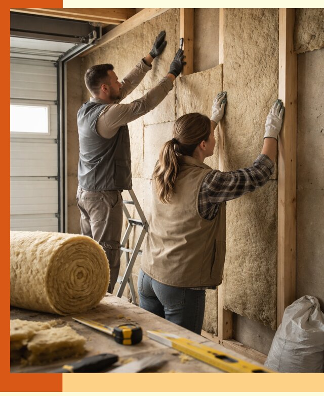 Утепление гаража изнутри в Инте: быстро и надежно