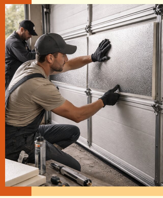 Утепление гаражных ворот в Инте качественно и надежно