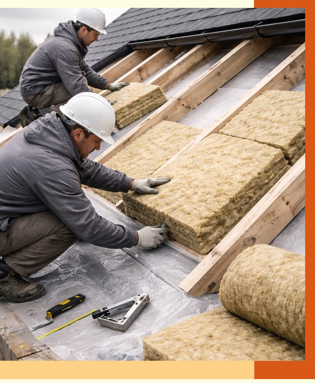 Утепление крыши в Инте от 1876 руб./м2 — комплексное утепление кровли | ТепломастерИнт