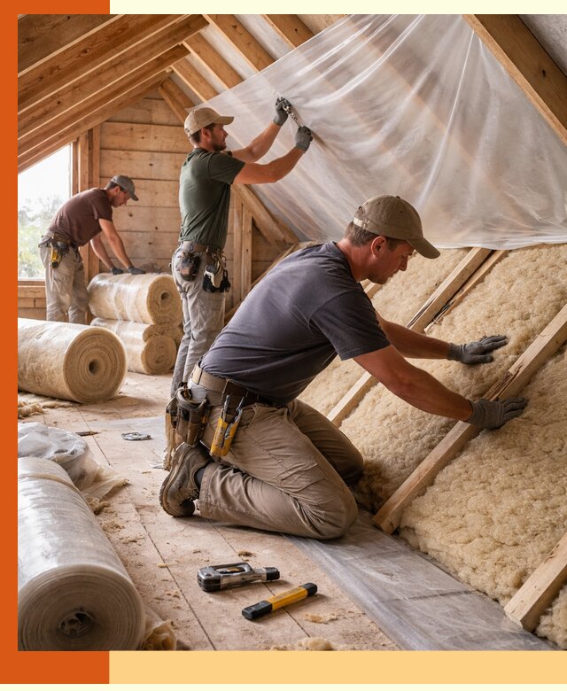 Утепление крыши изнутри в Инте: профессионально и надежно