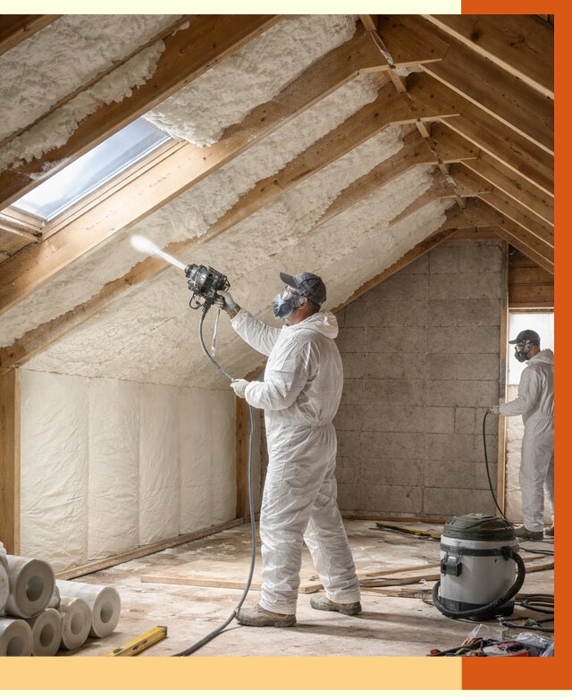 Утепление мансарды ППУ в Инте от 2789 руб./м² — заказать под ключ | ТепломастерИнт