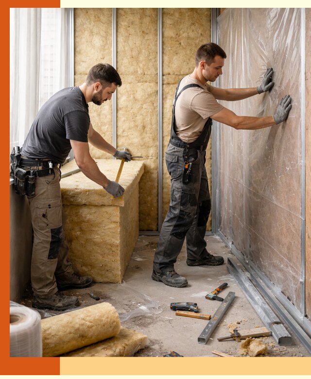 Профессиональное утепление лоджии в Инте эффективно и надежно