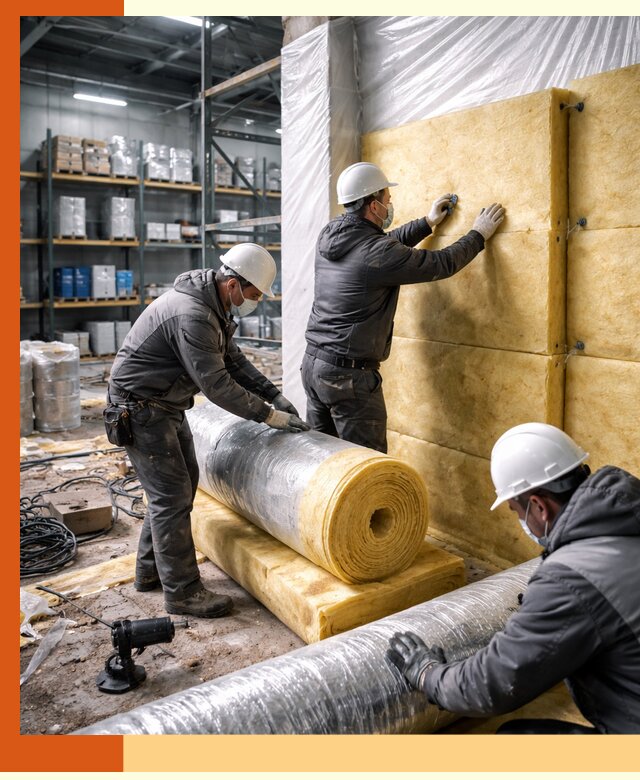 Утепление склада химсырья в Инте: безопасная и эффективная изоляция