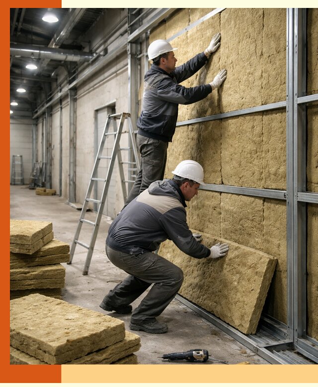 Утепление цеха под ключ в Инте с гарантией качества