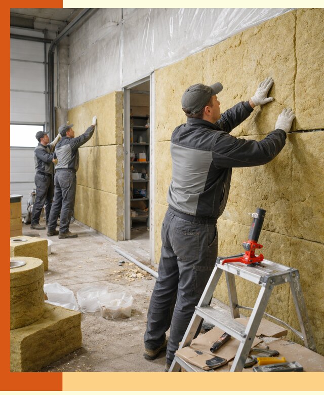 Утепление автосервиса и мастерских в Инте качественно и надёжно