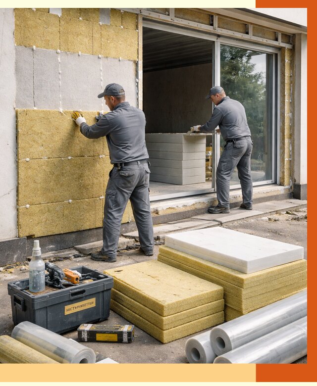 Утепление торгового павильона в Инте от 14706 руб./м² под ключ | ТепломастерИнт