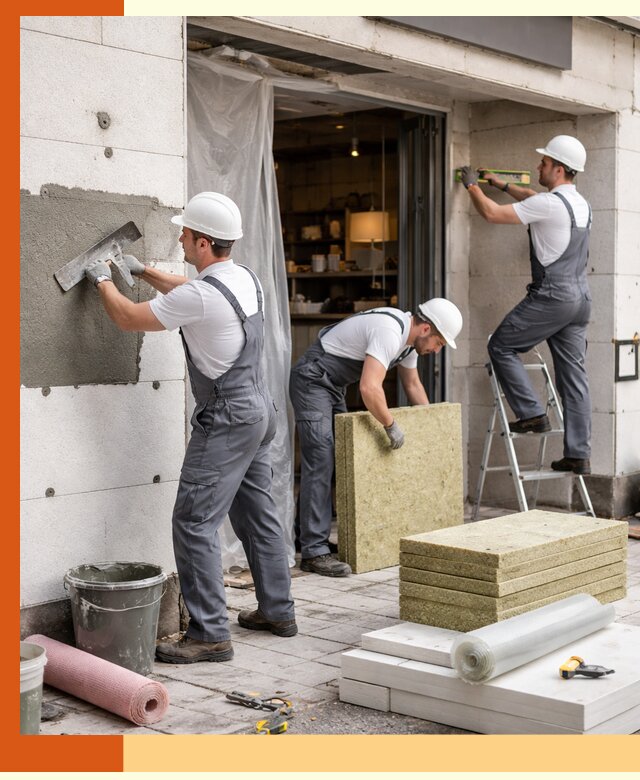 Утепление кафе в Инте: профессиональная теплоизоляция и монтаж