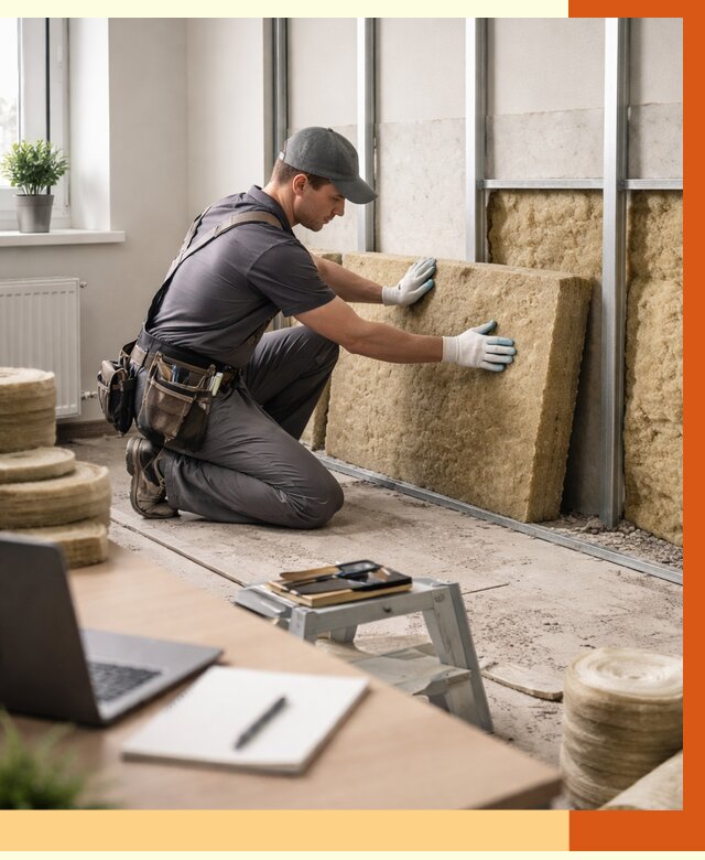 Утепление офиса в Инте от 4564 руб/м2 — комплексное утепление офиса под ключ | ТепломастерИнт