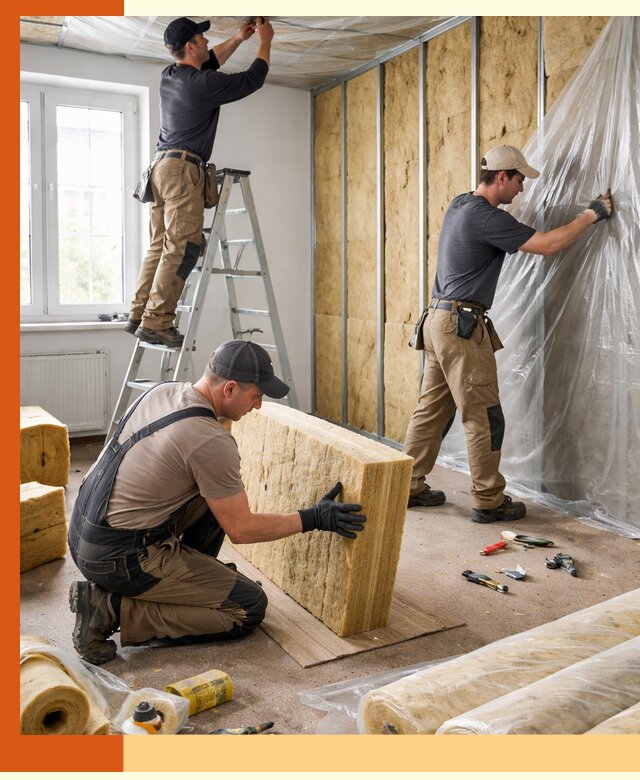 Утепление офисных помещений под ключ в Инте