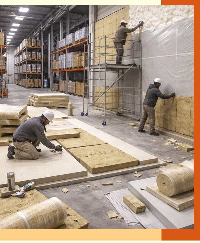 Утепление складского терминала в Инте от 7607 руб./м² под ключ | ТепломастерИнт