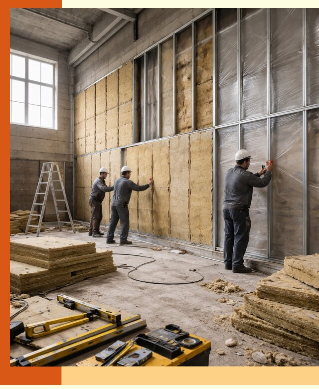 Утепление спортивного зала в Инте качественно и недорого