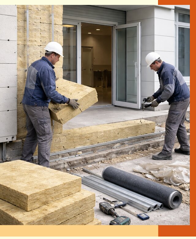 Утепление медицинского центра в Инте под ключ от 12678 руб./м² | ТепломастерИнт