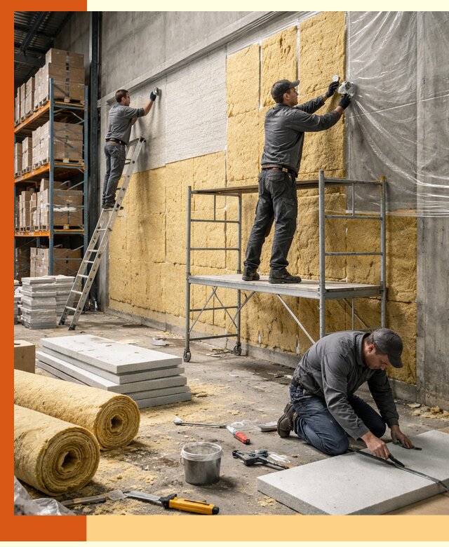 Утепление холодного склада под ключ в Инте