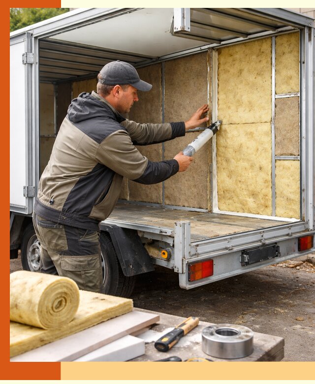 Профессиональное утепление прицепа в Инте для любых условий