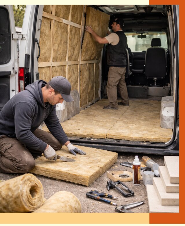 Утепление кемпера в Инте под ключ от 12170 руб. — профессионально | ТепломастерИнт