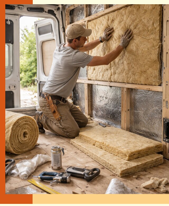 Утепление кемпера под ключ в Инте с гарантией качества