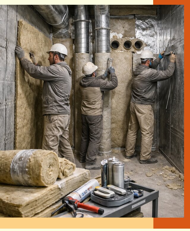 Утепление венткамеры в Инте под ключ от 1471 руб. — профессионально | ТепломастерИнт