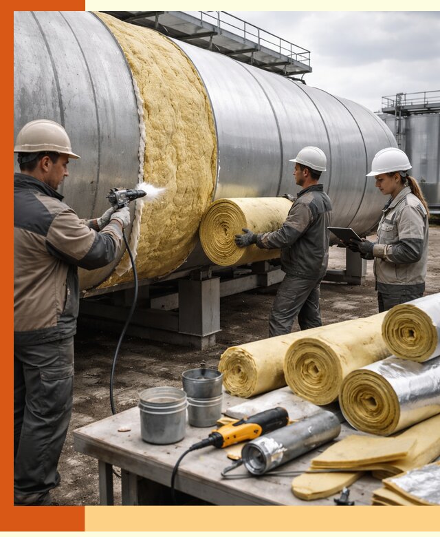 Утепление цистерны в Инте — утеплители и монтаж под ключ