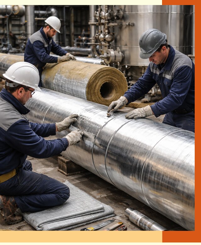 Утепление технологического оборудования в Инте от 4260 руб. за м2 | ТепломастерИнт