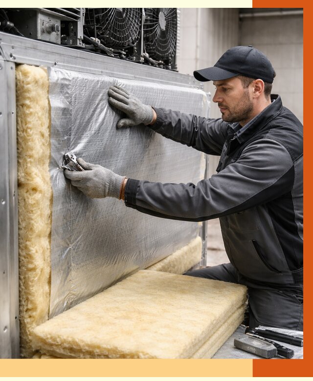 Утепление холодильного агрегата в Инте от 8621 руб. под ключ | ТепломастерИнт