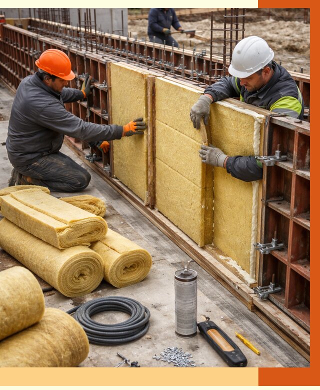 Теплоизоляция опалубки в Инте от 7302 руб. за м2 — услуги и монтаж | ТепломастерИнт