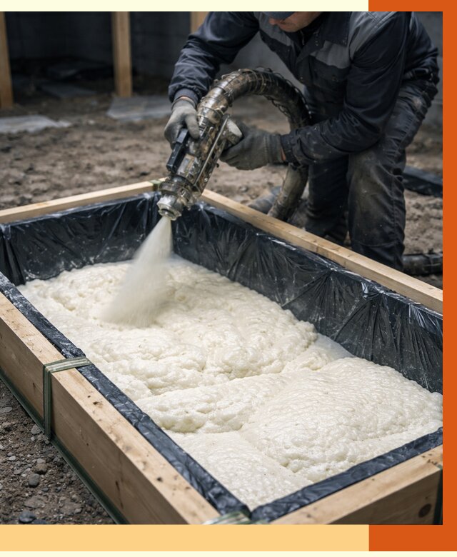 Заливка ППУ в формы в Инте от 2536 руб. — утепление форм под ключ | ТепломастерИнт