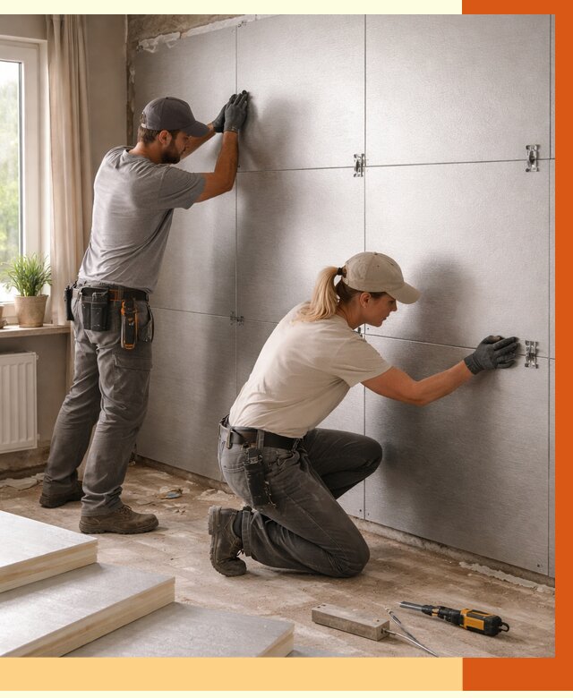 Утепление PIR панелями в Инте от 4260 руб. под ключ | ТепломастерИнт