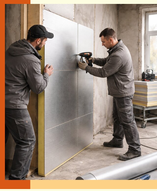 Утепление PIR панелями домов и зданий в Инте