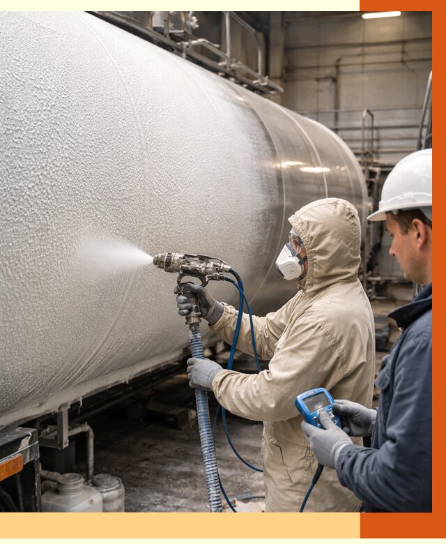 Утепление автоцистерны жидкой теплоизоляцией в Инте от 14706 руб. под ключ | ТепломастерИнт