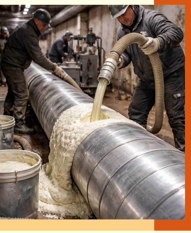 Утепление теплотрассы жидкой теплоизоляцией в Инте от 4260 руб. | ТепломастерИнт