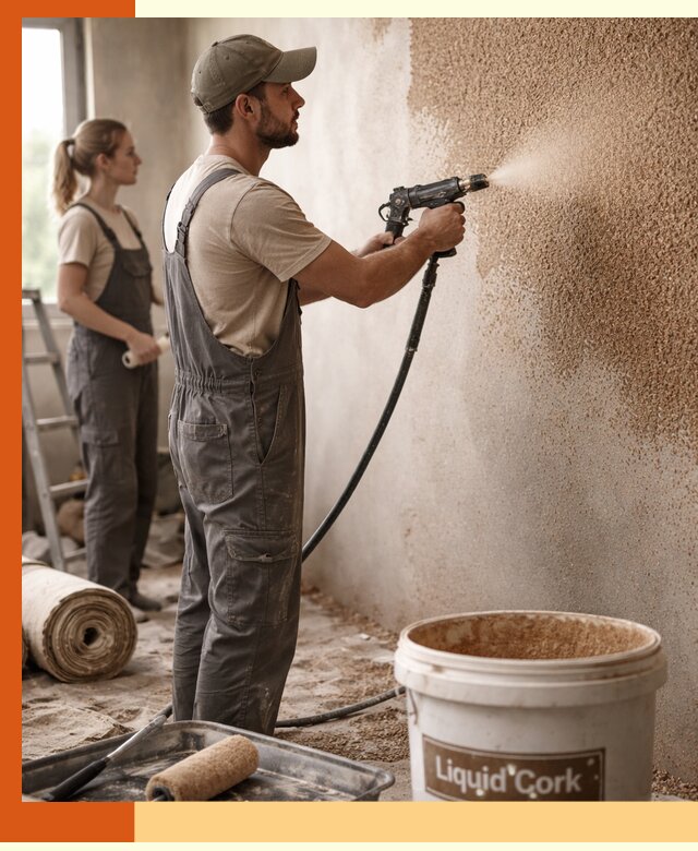 Утепление стен жидкой пробкой в Инте эффективное и долговечное