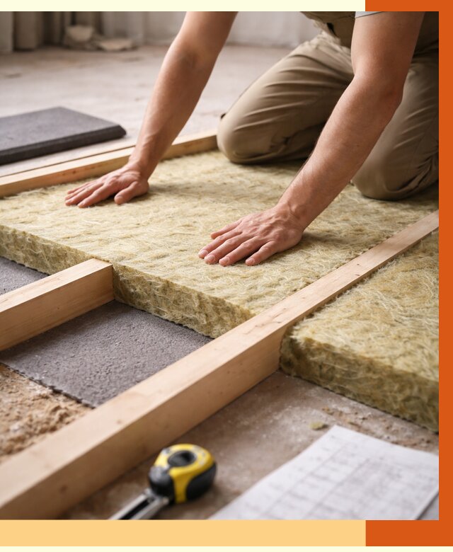 Шумоизоляция пола в Инте от 1268 руб./м² — профессиональная звукоизоляция | ТепломастерИнт