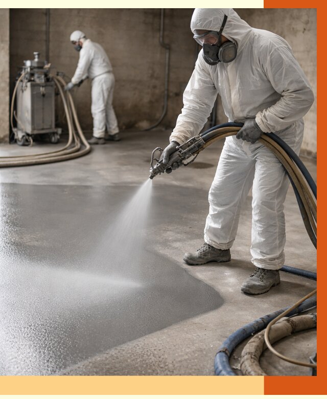 Гидроизоляция полимочевиной в Инте от 8621 руб/м² — напыление полимерной гидроизоляции | ТепломастерИнт