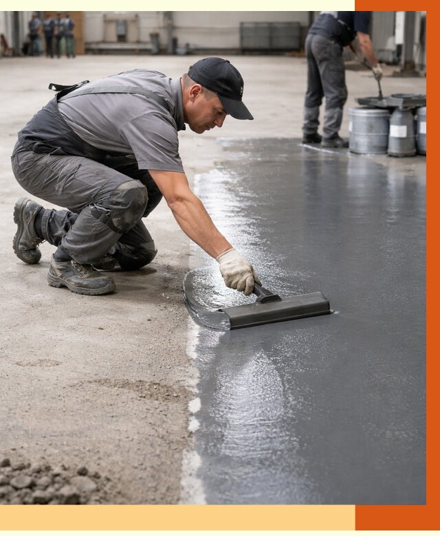 Гидроизоляция промышленного пола в Инте от 1217 руб./м2 — ТепломастерИнт специалисты под ключ