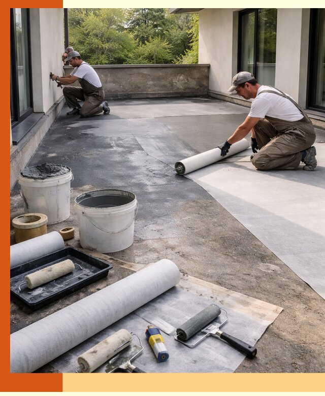 Гидроизоляция террасы в Инте — надежная защита от влаги и протечек