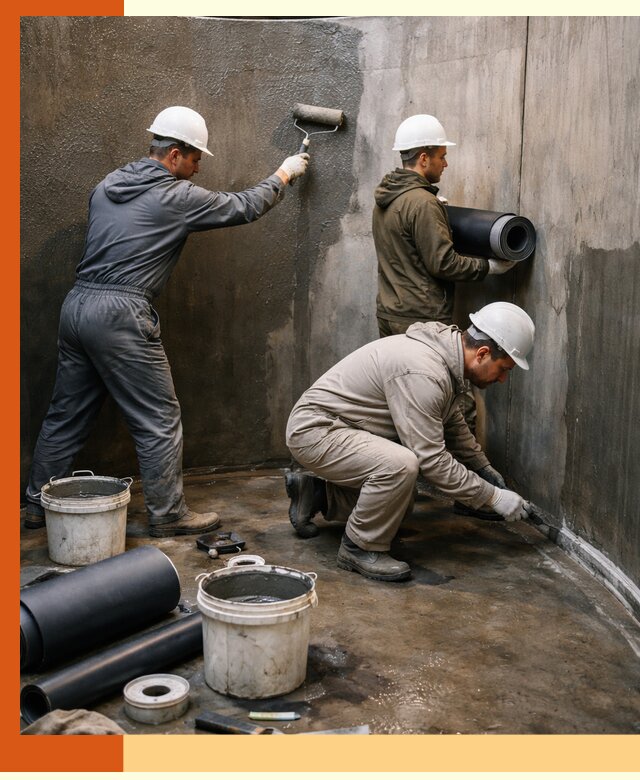 Гидроизоляция резервуара профессионально в Инте