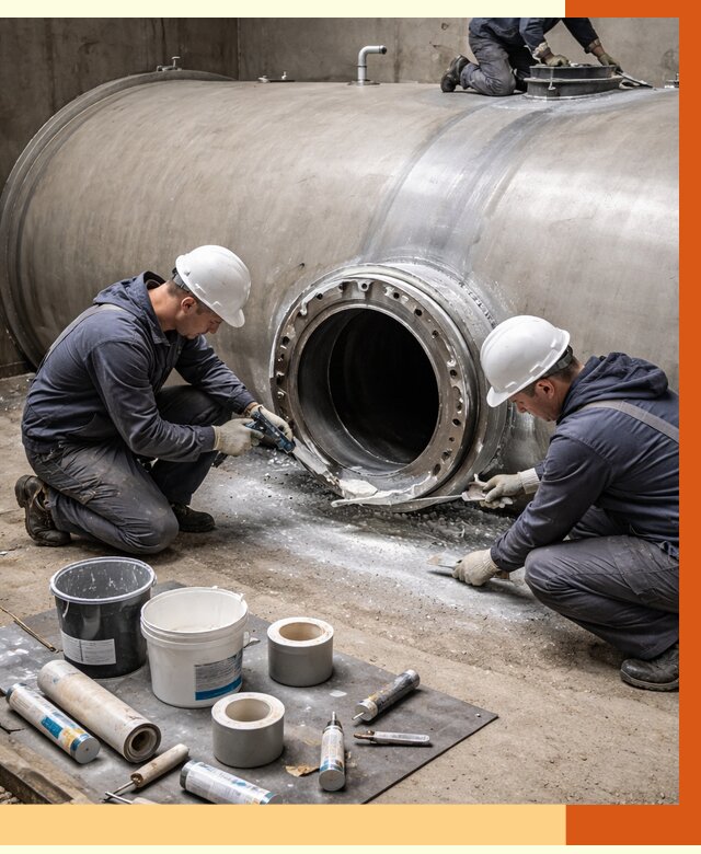 Гидроизоляция резервуара с топливом в Инте от 76065 руб. под ключ | ТепломастерИнт