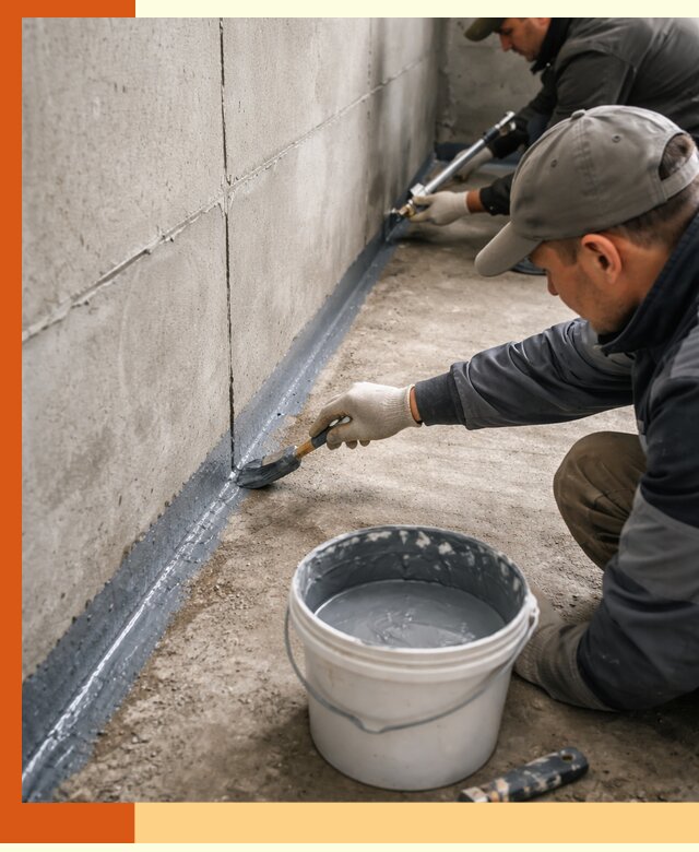 Гидроизоляция швов зданий и конструкций в Инте