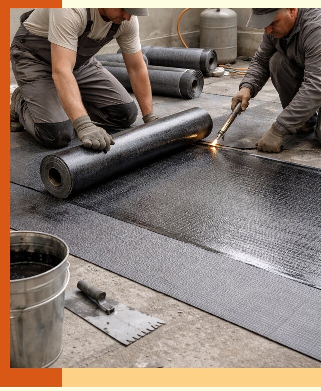 Монтаж гидроизоляционной мембраны в Инте для зданий и конструкций