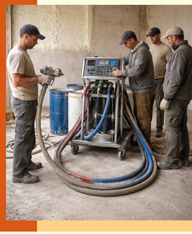 Аренда установки для напыления ППУ в Инте на выгодных условиях